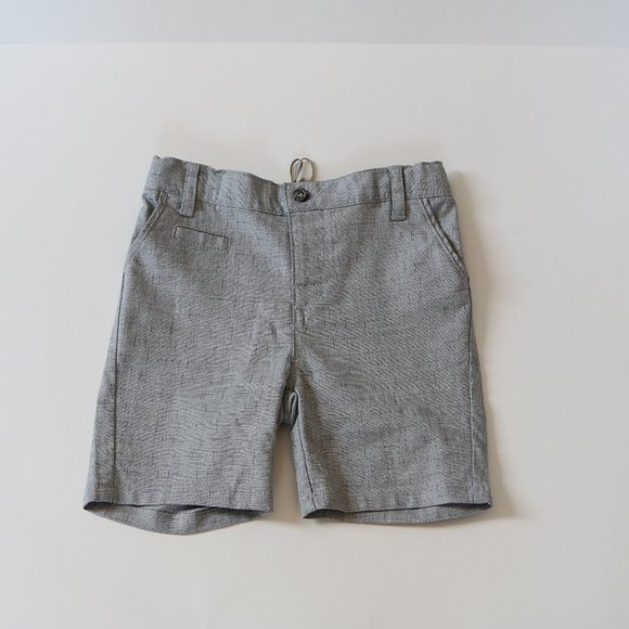 Boys Grey Dress Shorts - Wedding, Church, photos - Picture 2 of 5